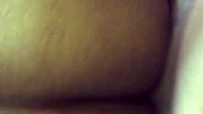 Black girlfriend rides latino cock deep in bedroom amateur style