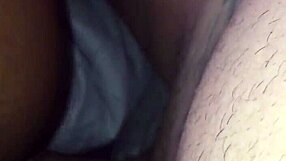 Black girlfriend rides latino cock deep in bedroom amateur style