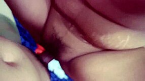 Wanna see my hairy pussy get creampied deep after boyfriend's rough ride and licking?
