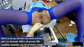 dr tampa catheterizes patient aria nicole in hospital gloves pov footjob roleplay
