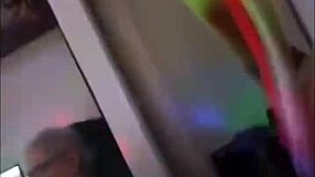 married redhead and blonde pal party hard at swing house