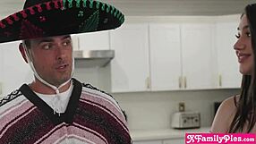 step dad and step son stuff step sister alyx star's big tits ass with taboo pinata fantasy