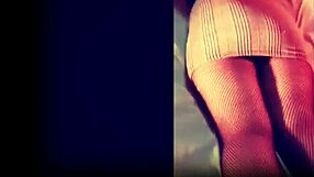 Sexy minifalda teases her hidden curves begging for a peek