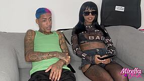 latina sis sneaks anal fun with bro in lingerie