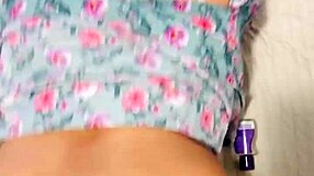 husband pounds chubby wife bent over in doggystyle fuck