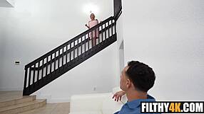 stepmom catches peeping tom leo and fucks back 😈💦
