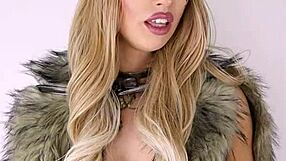 your fierce viking wife rides dildo sucks deep creampies to drain every drop from your balls