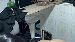 Delicioso Kitchen Sex With Curvy Colombian Stepmom Curves!