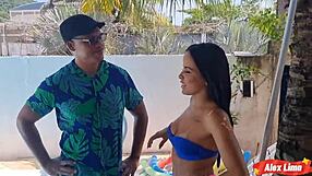 Gostosa convinced me to pay for pounding her tight ass hard