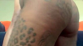 her creamy pussy creams on ebony bbc as her wet mouth drools and gags sloppy