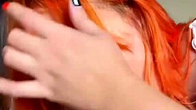 Neighbor's Cute Redhead Girlfriend Begs for Bold First-Time Pounding