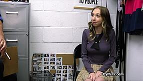 Perky Nerd Caught Stealing Cpu Begs For Office Pounding