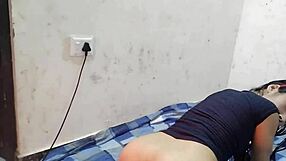 he bends her over fucks desi wife doggystyle creampie with loud emotional moans