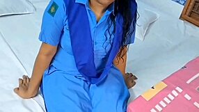 punished kajal sucks cock and fucked in garage