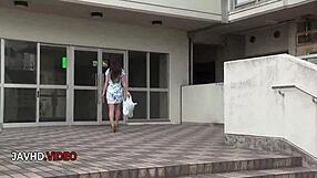 wanna see kinky japanese milf nana nakamura explode in big tits group sex?