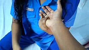 punished kajal sucks cock and fucked in garage