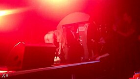 lady gaga stripping down in that hot show?