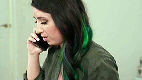 babysitter teen tempts milf mommy into lesbian fun