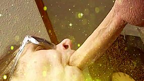 Bold deepthroat action on huge 8-inch uncut cock by sensual amateur babe