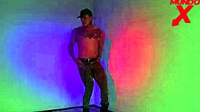 Arab Latina Strips for Best Friend After Breakup, Ends in Massive Cumshot