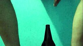 i slide this bottle deep in my curvy latina pussy spanking ass till juices flow rich