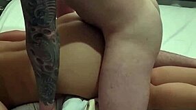 Chubby Wife Shakes Big Ass and Tits Loving Huge Cock Ride