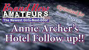 annie archer blonde coed deepthroats cock before wet pussy doggystyle pounding