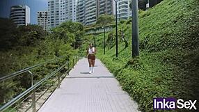 hey andrea andrade, peruvian tetona teen caught by fake trainer, ready to fuck?