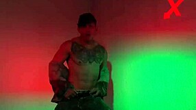 Arab Latina Strips for Best Friend After Breakup, Ends in Massive Cumshot