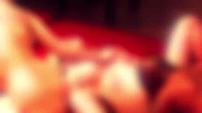 Petite blonde babe strips hot!