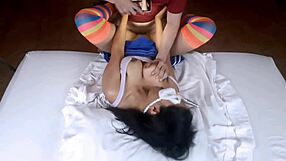 petite schoolgirl's tight pussy creampied hard after class fun?