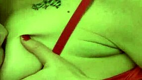 skinny teen shemale pleasures busty milf with intense action