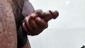 I miss my girlfriend so much, stroking my huge monster cock with toys in the bathroom feels desperate and aching mar 15