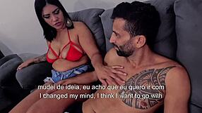 will the country cousin raw dog her while cuckold watches?