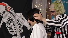 bettlejuice stepsisters cast halloween hex with juicy pussy skirts