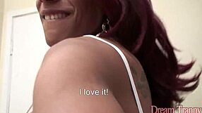 Tranny Gislaine Rodrigues Pounds Guy's Ass with Shecock Until Explosive Cum!