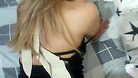 my best friend's girlfriend cheats doggystyle after he leaves her alone