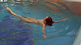 ever seen lina mercury's tight pussy tease in red lingerie underwater?