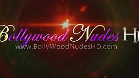 Bollywood babe sensually dances stripping clothes teasing viewers