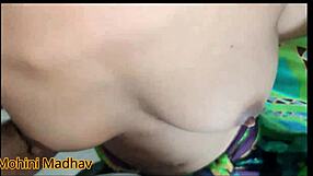 Random Store Guy Pounds Indian Beauty in Green Saree Costume Dirty Hindi Audio