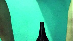 i slide this bottle deep in my curvy latina pussy spanking ass till juices flow rich