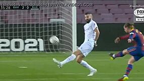 Barcelona girls take on four guys in wild blowjob and fucking 5some frenzy