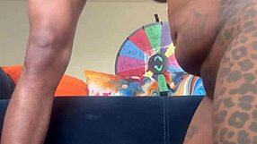 her creamy pussy creams on ebony bbc as her wet mouth drools and gags sloppy