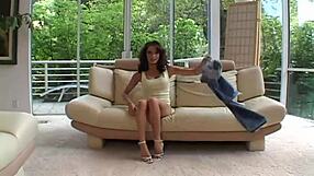 Flexible Brunette Squirts Huge During Pov Assfucking Cowgirl and Cum Swallow