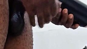 I miss my girlfriend so much, stroking my huge monster cock with toys in the bathroom feels desperate and aching mar 15