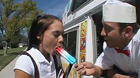 who wants this big cock ice cream for sexy jessica valentino?!