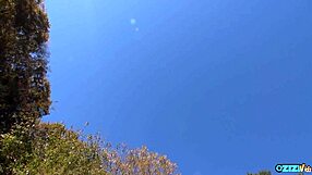 Young Girl Demonstrates Passionate Dick Sucking While Holding Painting!