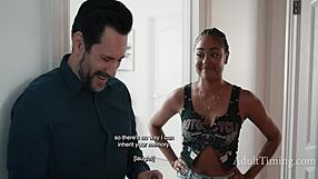 white stepdads pervert ebony teen into rough submission