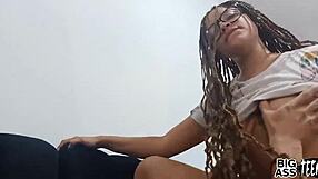 Stepbrother, Don't Break My Whore Stepsister's Big Ass! She Sucks Cock!