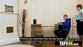 uh fat mature tutor, i punish your picky pussy with my huge cock now